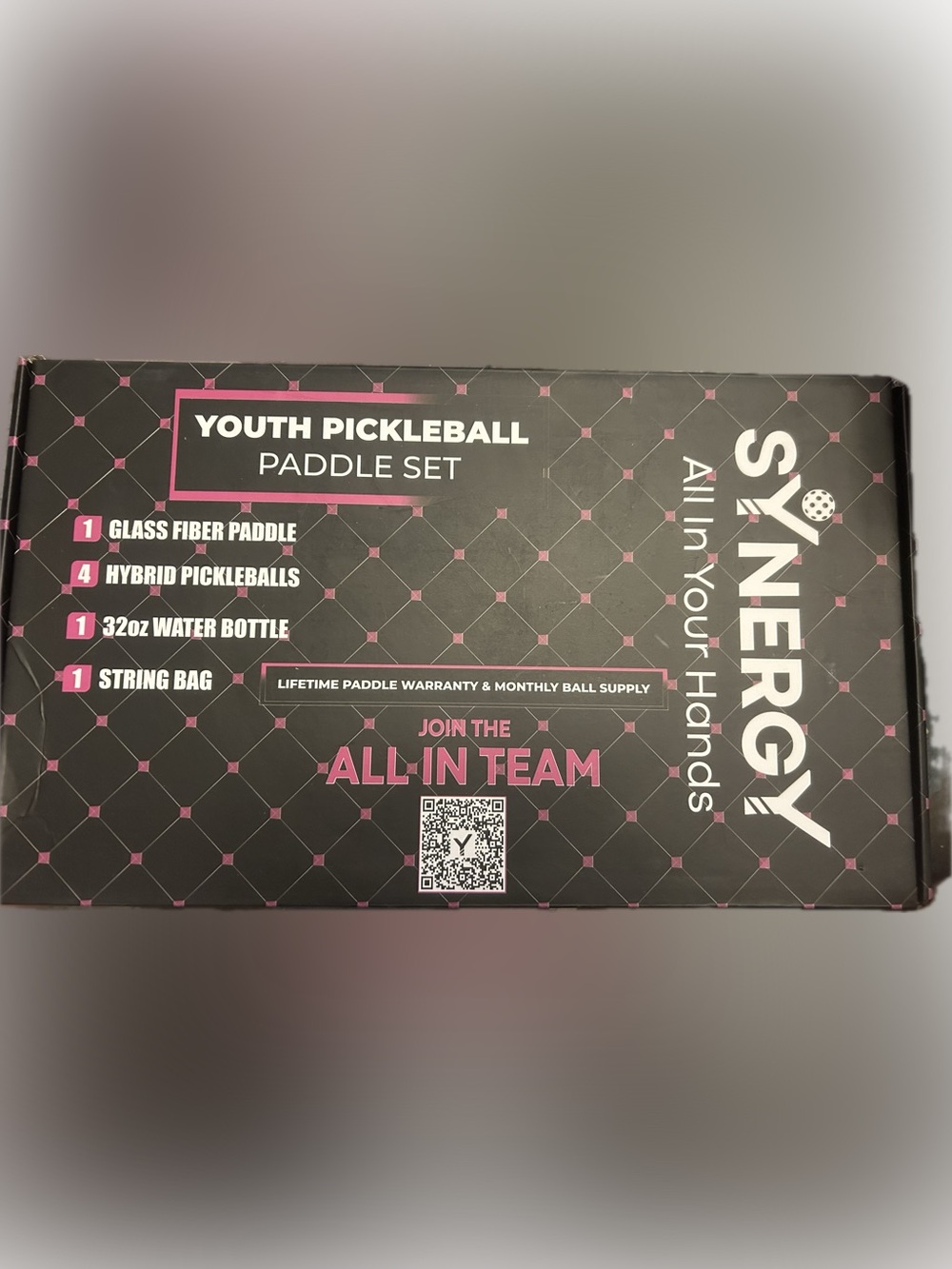 Synergy Pickleball "Believe & Achieve" Youth Paddle Set. Includes 4 items - Picture 3 of 6